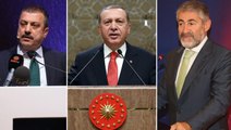 Dolardaki rekor sonrası Erdoğan'ın, Kavcıoğlu ve Nebati ile görüşmesi 5 saat sürdü