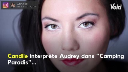Voici - Camping Paradis : qui est Candiie, l'interprète du personnage d'Audrey  ?