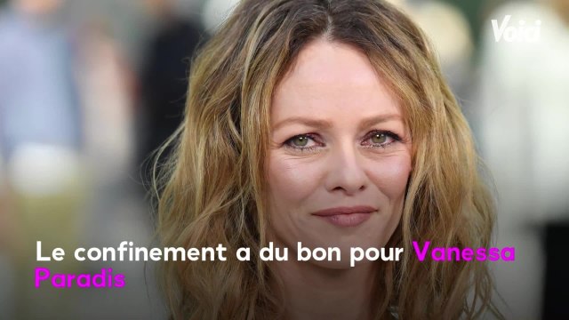 VOICI - Vanessa Paradis fait de rares confidences sur sa vie confinée avec ses enfants dans Quotidien