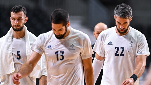 Voici - JO de Tokyo 2021 : les enfants de Luka et Nikola Karabatic célèbrent ensemble la victoire de l'équipe de France de handball