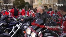 Paris : 150 motards jouent les pères Noël pour les enfants malades de l’hôpital Debré