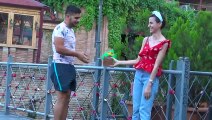 Crazy guy on street prank Fake Slap Prank