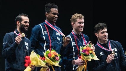 VOICI - JO de Tokyo 2021 : qui sont Enzo Lefort, Julien Mertine, Erwann Le Pechoux et Maxime Pauty, les fleurettistes français qui ont remporté la médaille d'or ?