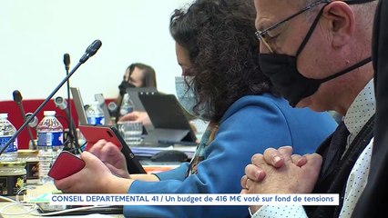 CONSEIL DEPARTEMENTAL 41 / Un budget de 416 M€ voté sur fond de tensions