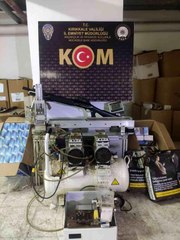 Besi çiftliğini kaçak sigara imalathanesine çeviren şahıs gözaltına alındı