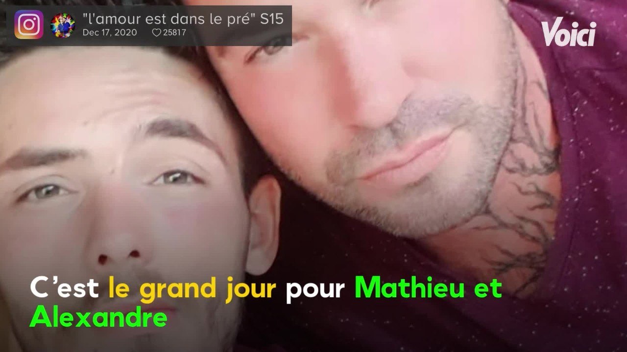 VOICI : Mathieu et Alexandre (L’amour est dans le pré) mariés : Karine Le Marchand dévoile des images de la cérémonie !
