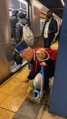 Subway Performer "Finds" Cash Stash
