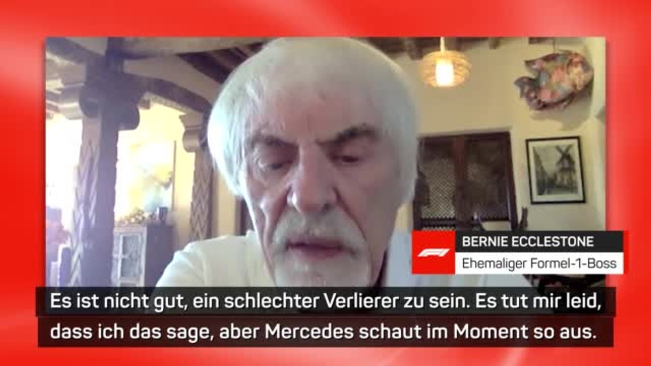 Ecclestone über mercedes: “schlechter verlierer”