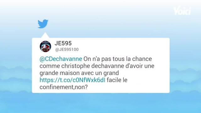 VOICI-Confinement : Christophe Dechavanne se lâche sur Twitter contre un internaute
