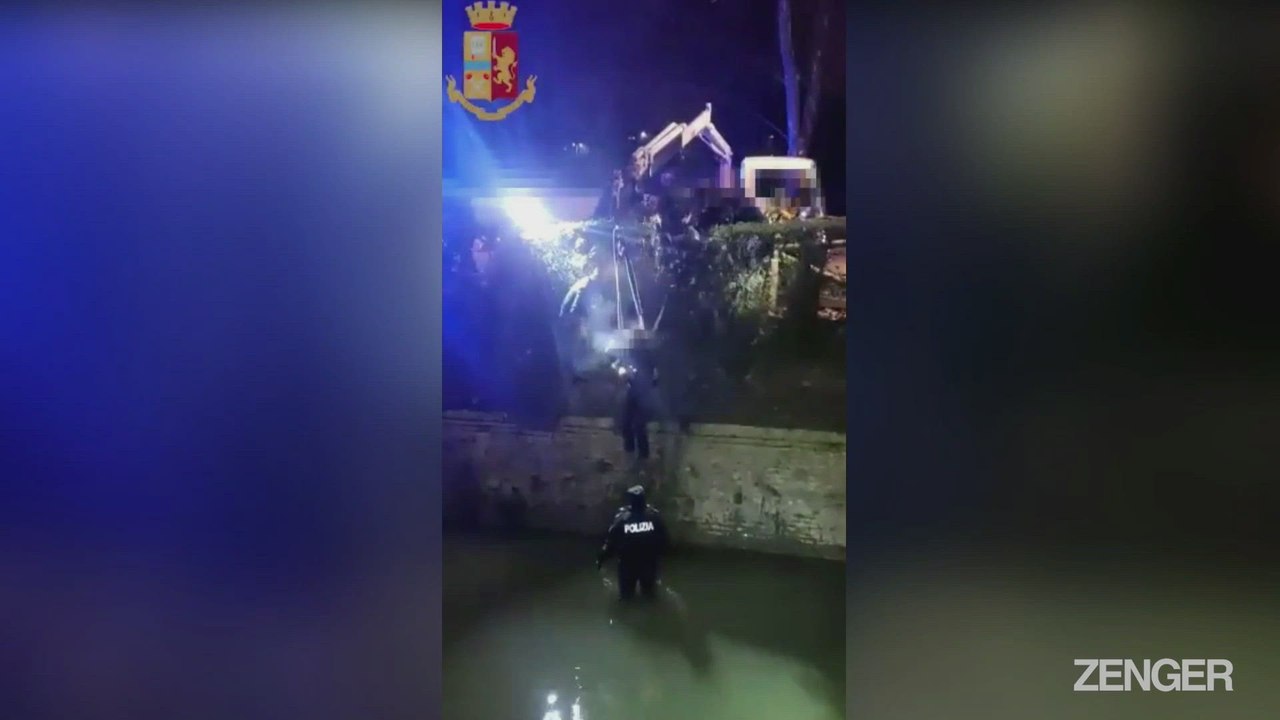 Walker Plucked From Freezing Canal After Fall In Total Darkness.mp4