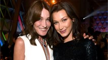 VOICI - Carla Bruni encore confondue avec Bella Hadid, découvrez son ancien cliché très sexy