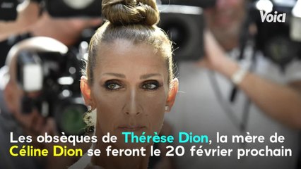 VOICI - Céline Dion : les obsèques de sa mère se dérouleront en comité très restreint