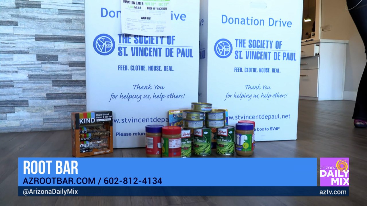RootBar Teams up with St. Vincent de Paul