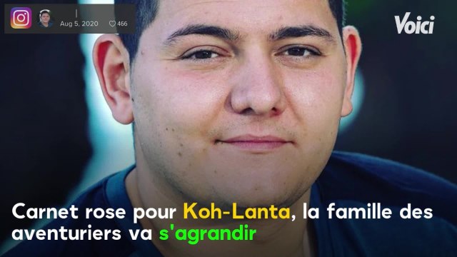 VOICI : Aubin (Koh-Lanta) : bientôt papa pour la deuxième fois, il surprend ses abonnés