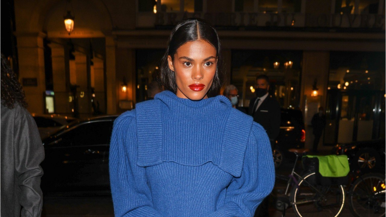 VOICI : Tina Kunakey éblouissante dans un haut transparent, Vincent Cassel sous le charme