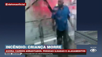 O Brasil Urgente mostrou o caos causado por fortes chuvas em SP. A cidade segue em estado de atenção. #BrasilUrgente