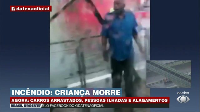 O Brasil Urgente mostrou o caos causado por fortes chuvas em SP. A cidade segue em estado de atenção. #BrasilUrgente