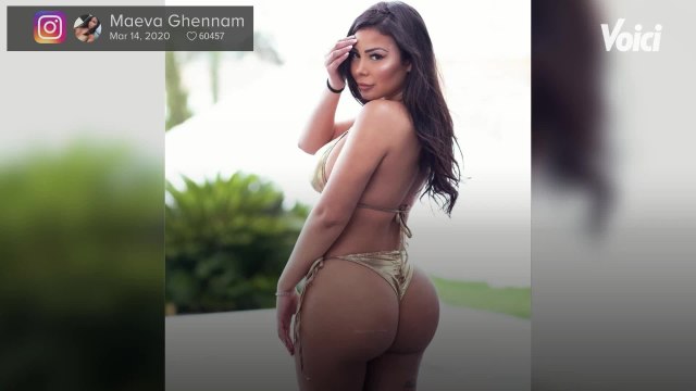VOICI-PHOTO Maeva Ghennam (les Marseillais) montre encore ses fesses sur Instagram, le cliché divise la Toile
