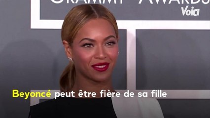 VOICI - Beyoncé : Sa fille Blue Ivy remporte son premier grand prix à 8 ans !