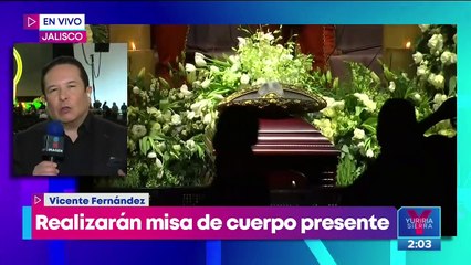 Com misa de cuerpo presente despedirán a Vicente Fernández
