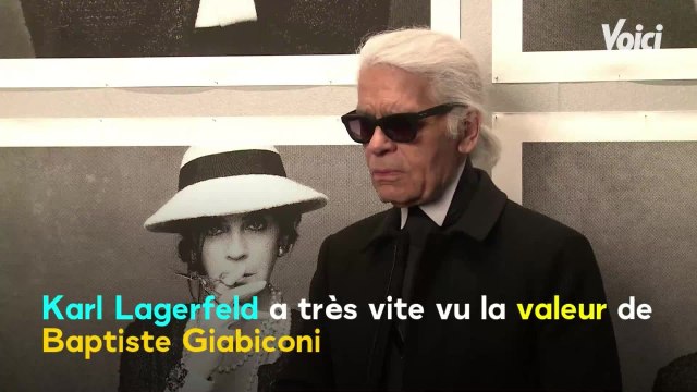 VOICI - Karl Lagerfeld : le montant impressionnant du premier salaire versé à Baptise Giabiconi