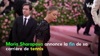 VOICI - Maria Sharapova fatiguée de combattre ses blessures, elle dit « au revoir " au tennis après 28 ans de carrière