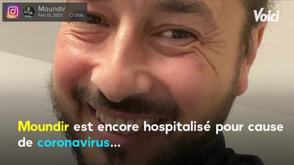 Voici - Moundir toujours hospitalisé à cause de la Covid-19, il dévoile une photo choc de son bras