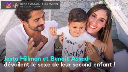 VOICI-Jesta Hillman et Benoît Assadi (Koh-Lanta) dévoilent le sexe de leur second enfant !