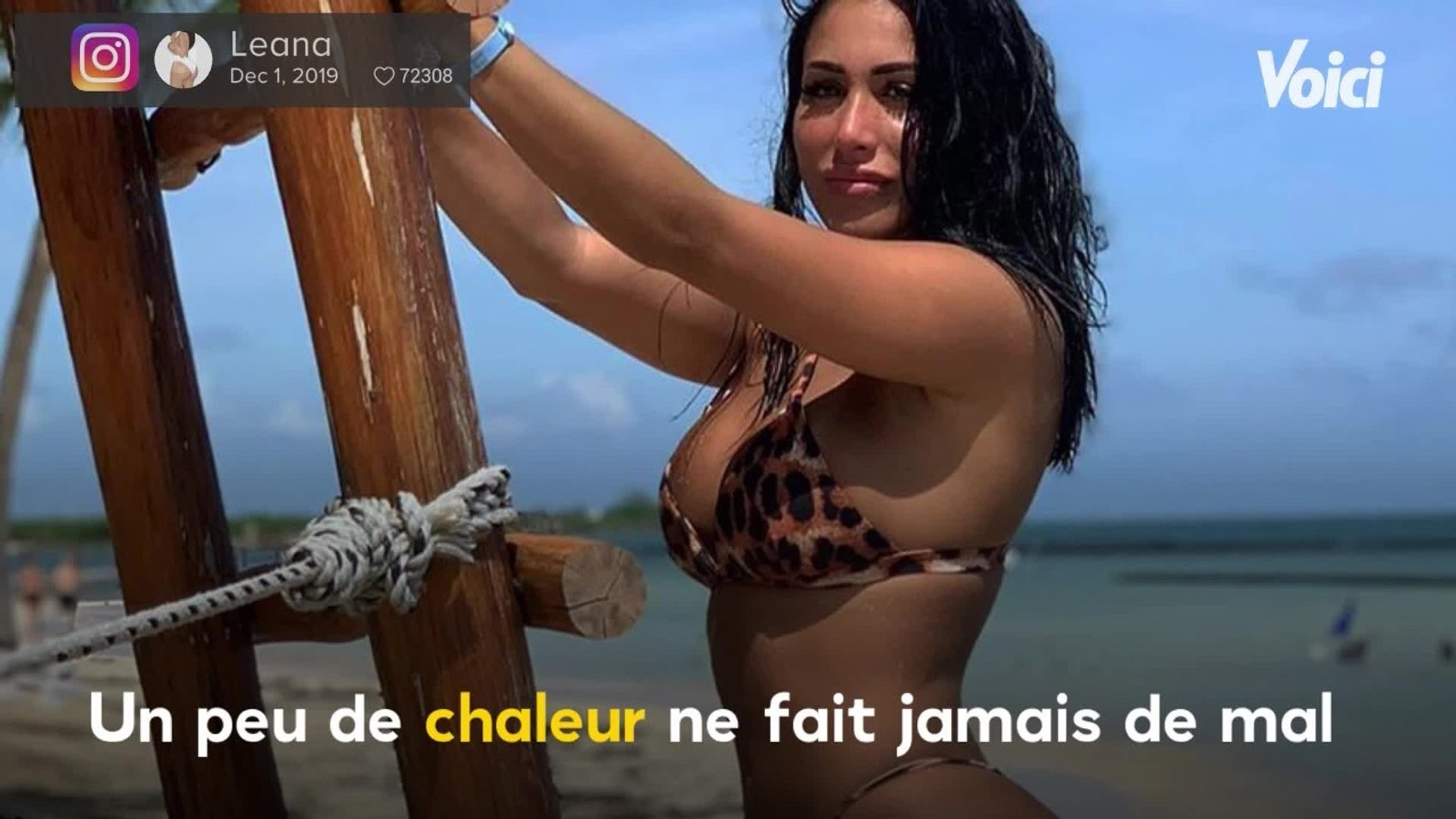 VOICI - Léana Zaoui en bikini : elle réchauffe ses nombreux admirateurs