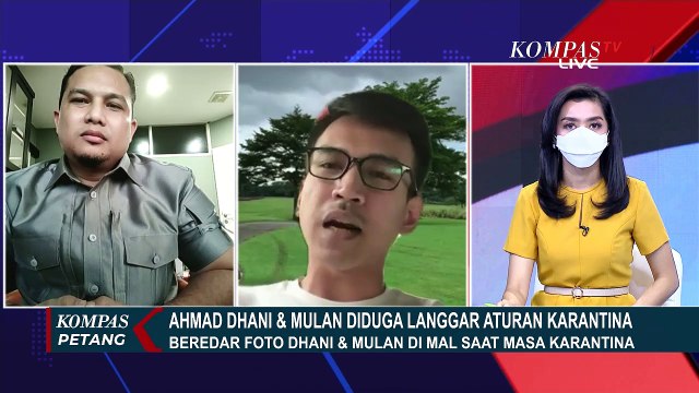 Panas! Debat Soal Ahmad Dhani dan Mulan Jameela Diduga Langgar Aturan Karantina