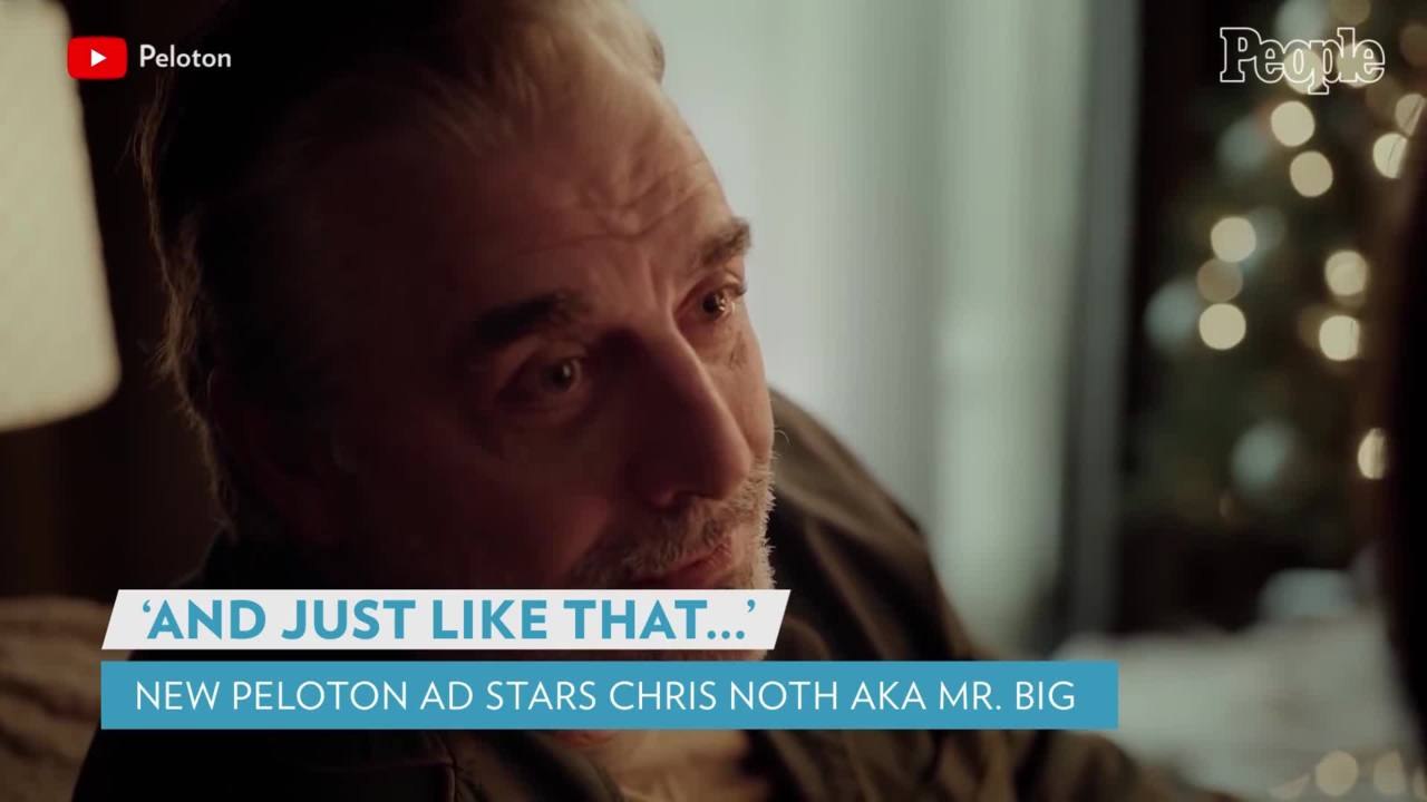 Mr. Big Reunites with Peloton's Jess King for Commercial After And Just Like That... Bombshell