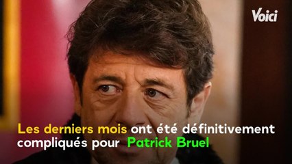 VOICI - Patrick Bruel : entre COVID-19 et lourde chute, le chanteur revient sur ses derniers mois difficiles