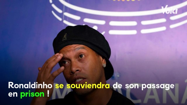 VOICI - Ronaldinho sort du silence après son incarcération : ce fut un coup dur