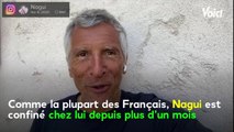 VOICI - Nagui se confie sur son confinement, entre télétravail et devoirs avec les enfants