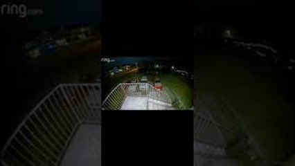 Guy Slips and Slides Down Icy Stairs