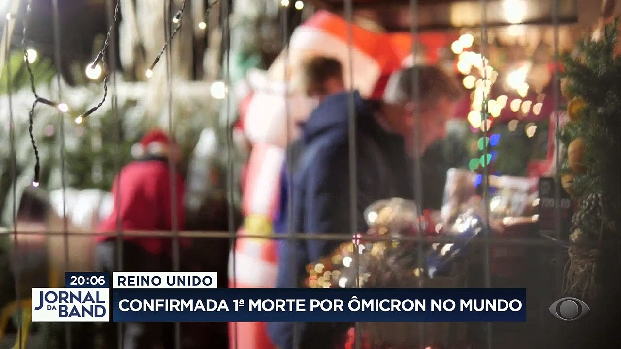 O Reino Unido registrou hoje a primeira morte no mundo causada pela variante Ômicron