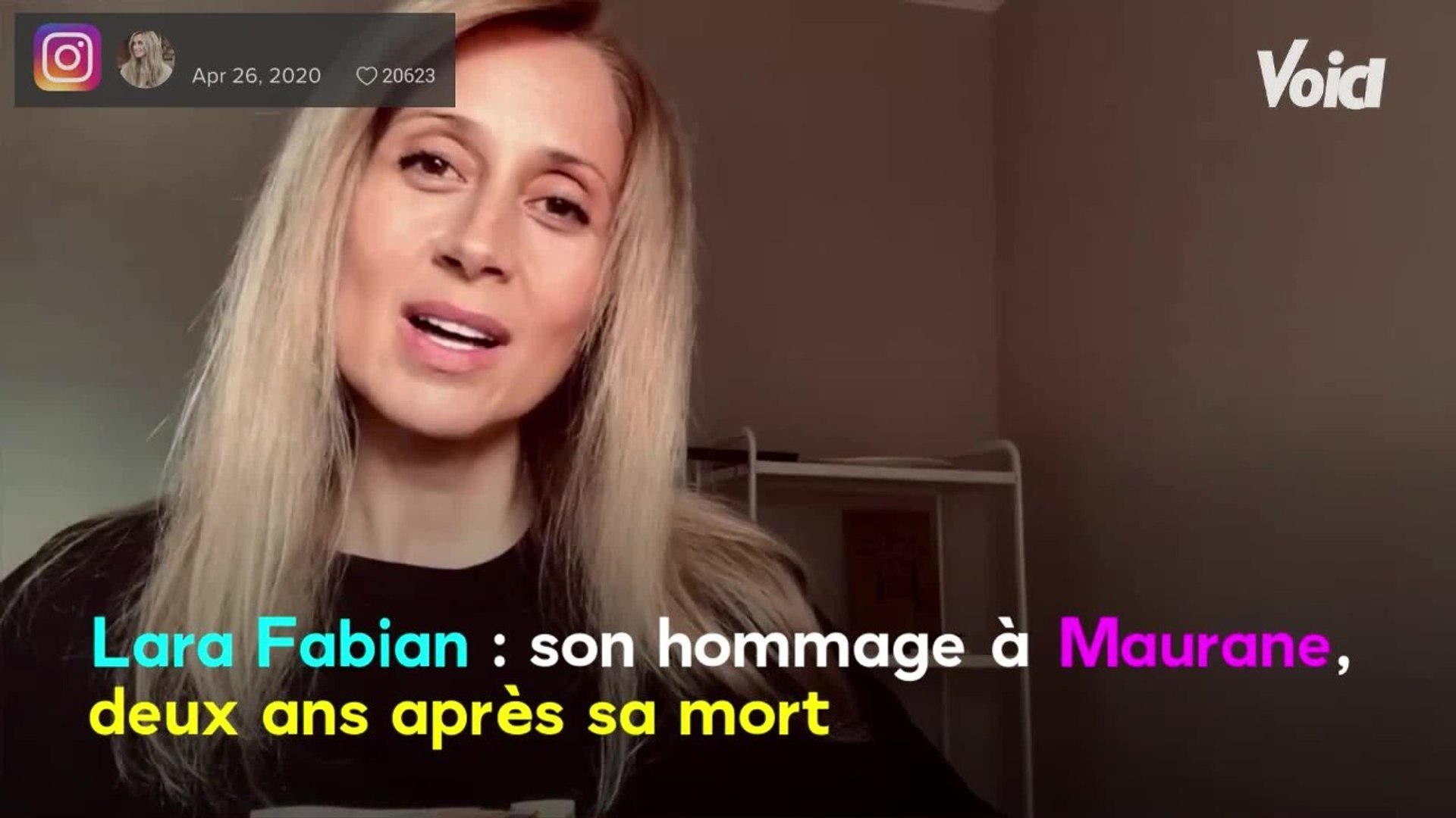 VOICI - Lara Fabian : son émouvant hommage en chanson à Maurane, deux ans  après sa mort - Vidéo Dailymotion