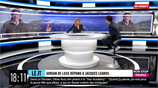 VOICI Jacques Legros piégé pour révéler son salaire ? Jordan de Luxe, l’animateur de L’instant de Luxe, lui répond