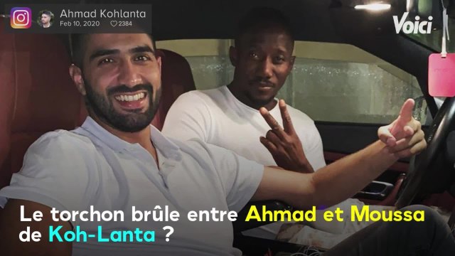 VOICI - Koh-Lanta 2020: Ahmad s'incruste dans le live de Denis Brogniart et envoie une pique à Moussa