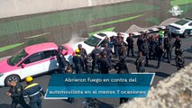 Hombres en moto asesinan a balazos a automovilista cerca del Centro Histórico de CDMX