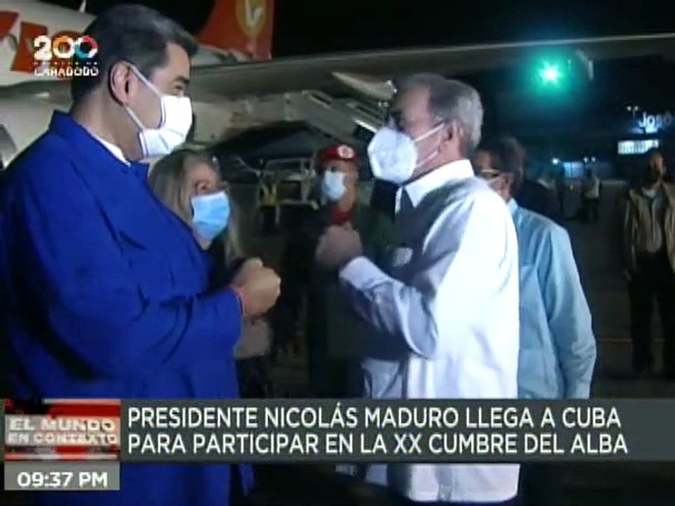 Pdte. Nicolás Maduro arribó a Cuba para participar en XX Cumbre del ALBA-TCP