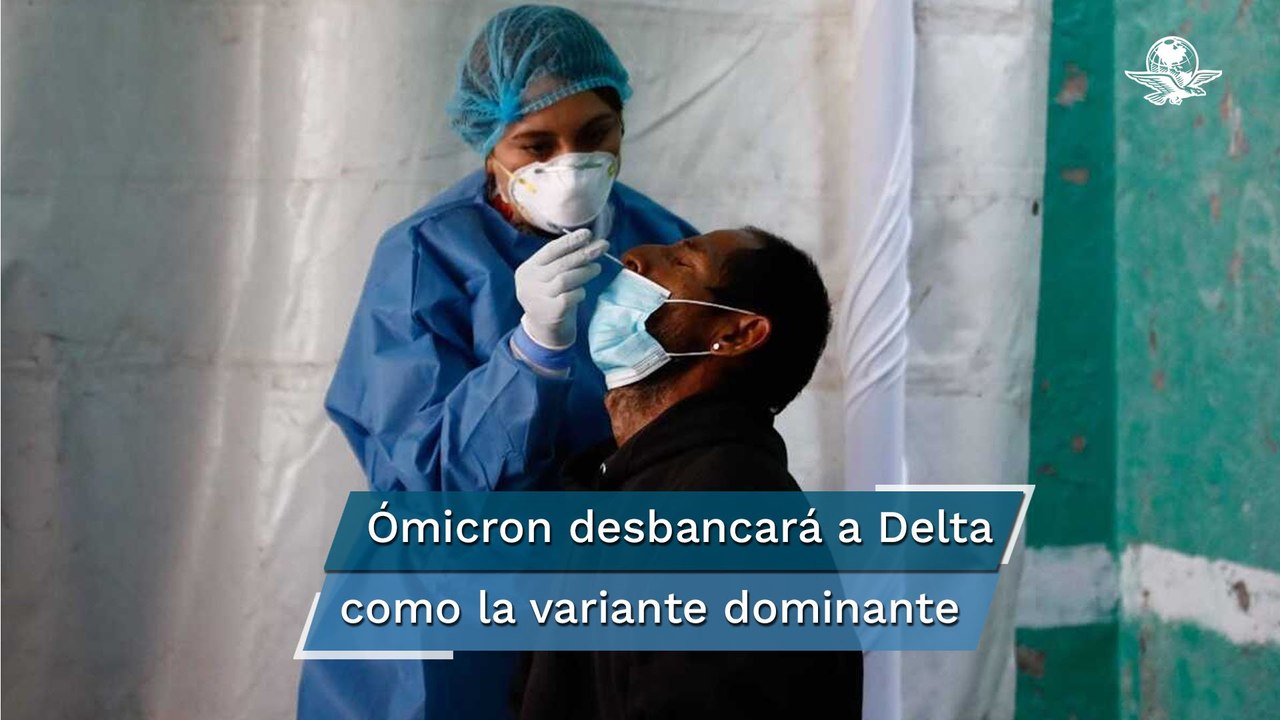 OMS notifica que la transmisión de ómicron es mucho más rápida que la de la variante delta