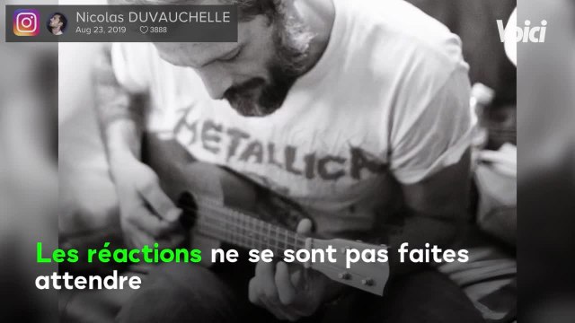 VOICI - Nicolas Duvauchelle partage un adorable cliché de son fils Andrea