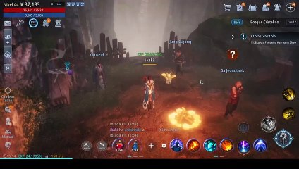 [MIR4] Bosque Cristalino - Misión de petición - Cambio del Bosque Cristalino