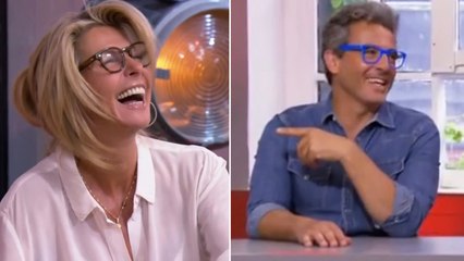 VOICI - Affaire conclue Julien cohen ironise sur la chirurgie estetique de Caroline Margeridon