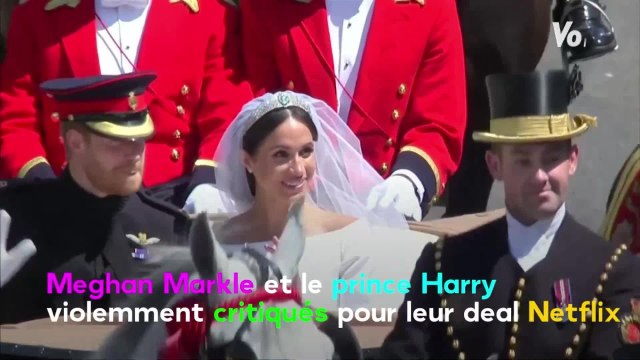VOICI - Meghan Markle et le prince Harry violemment critiqués pour leur collaboration avec Netflix