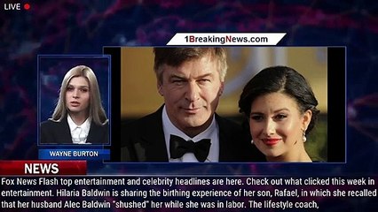 Hilaria Baldwin recalls Alec Baldwin 'shushing' her during birth of son: 'He sounded like an a - 1br