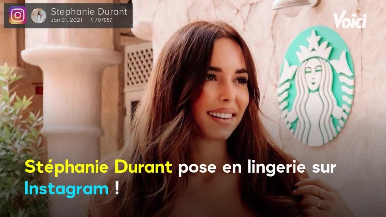 Voici - PHOTOS Stéphanie Durant (Les Marseillais à Dubaï) pose en lingerie et fait rêver ses fans !