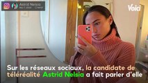 VOICI Astrid Nelsia pose avec un masque chirurgical et s'attire les foudres des internautes