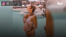 VOICI - Carla Moreau enceinte : terrifiée par son accouchement, elle se confie